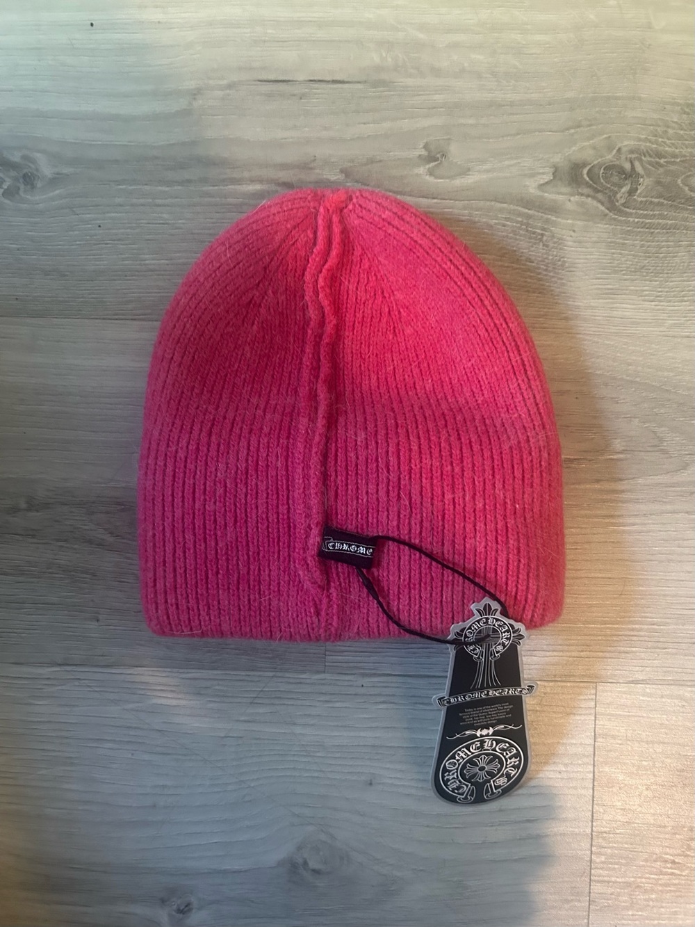 Pink Chrome Hearts Beanie - Picture 3 of 3